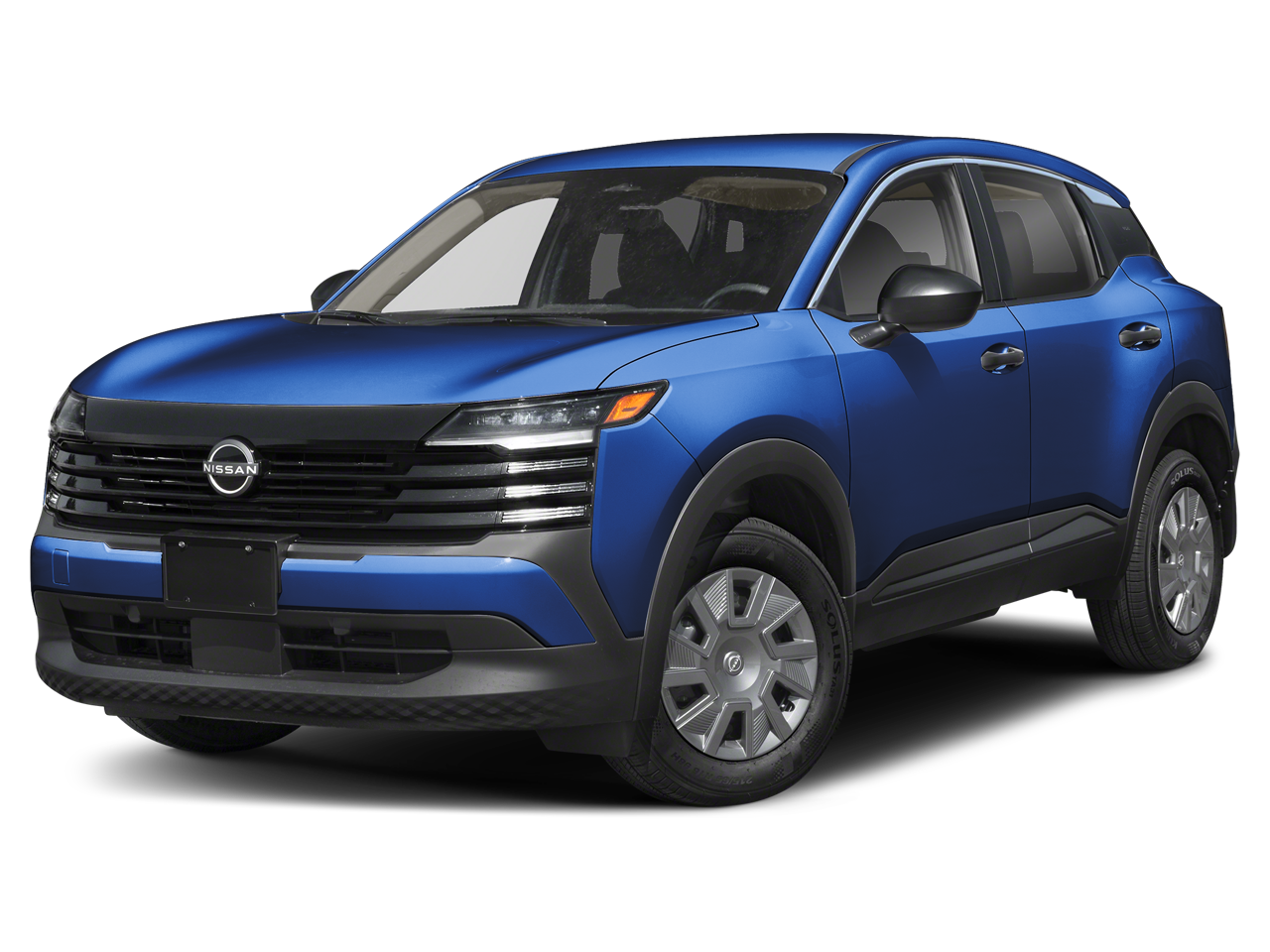 2026 Nissan Kicks S in Deep Blue Pearl — front three-quarter view