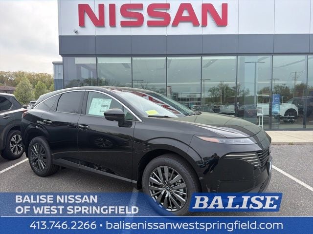 2026 Nissan Murano SL in Super Black — front three-quarter view
