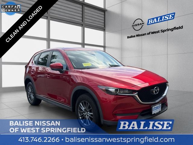 2017 Mazda Mazda CX-5 Touring in Soul Red Crystal Metallic — front three-quarter view